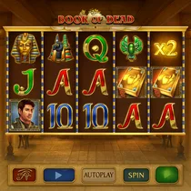 LuckyGem - Book of Dead Slot Game - Online Casino