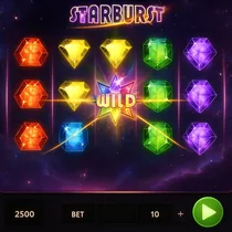 LuckyGem - Starburst Slot Game - NetEnt